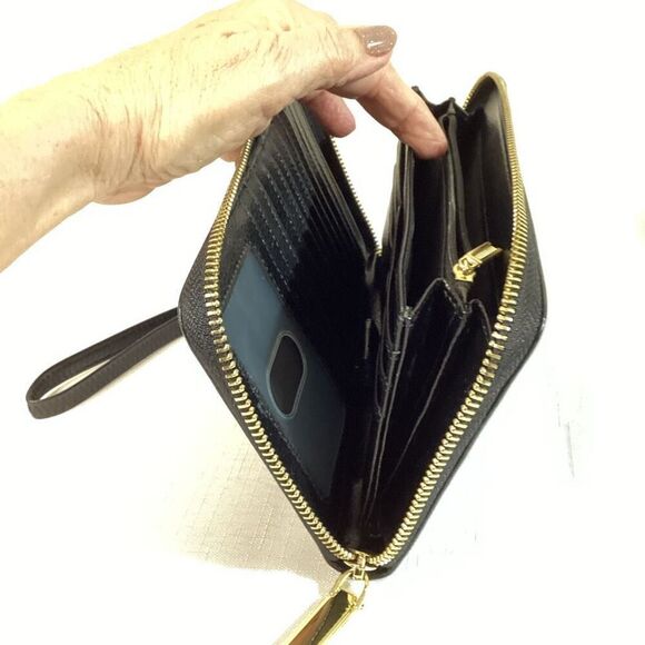 Chelmon Black leather Wallet - Picture 2 of 7